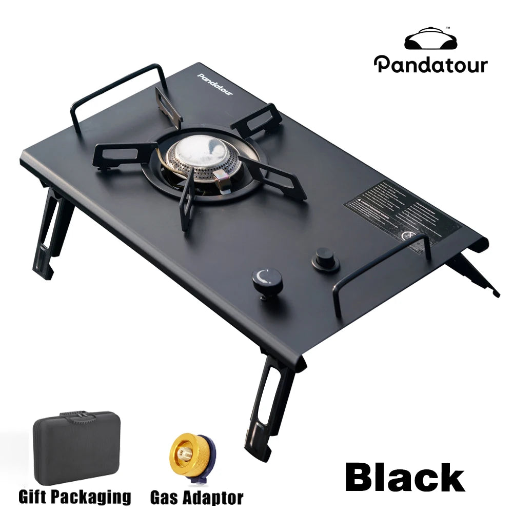 Pandatour 2025 IGT Outdoor Camping Furnace Stove Folding One-touch High Firepower Stove Suitable For Terraces Camping Stove