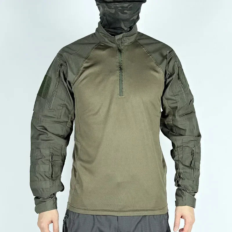 Tactical Suit Men Airsoft Hunting Clothes Paintball Military Uniform Assault Hiking Shirts Special Forces Sets Outdoor Pants