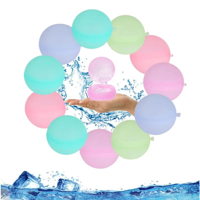 Reusable Water Balloons Toys Quick Fill Sealing Water Bomb for Summer Games Adults Outdoor Activities Toy Gifts
