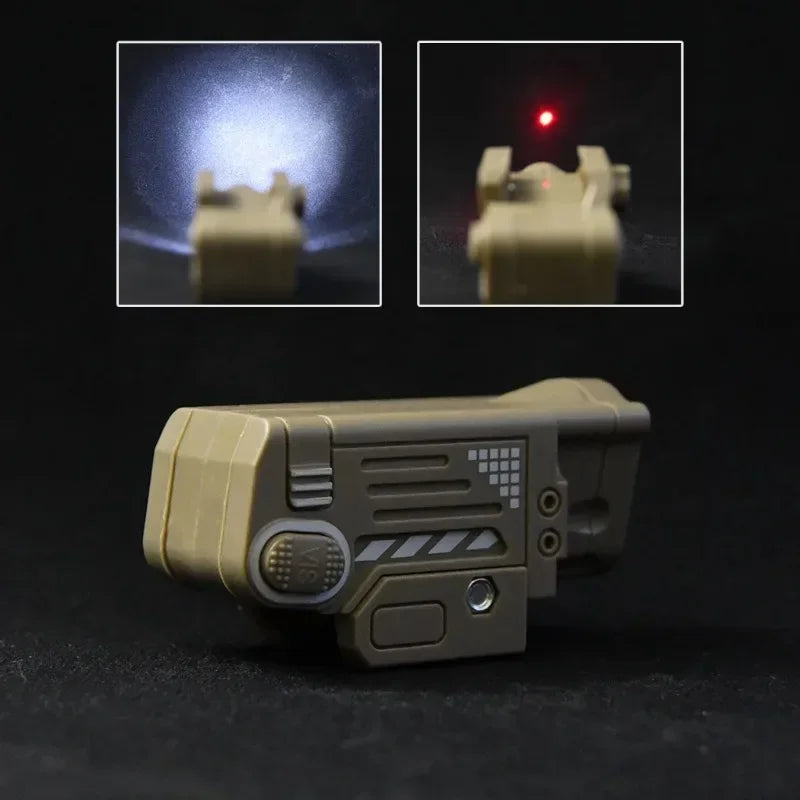 2026 SBAL PL New Red Dot Laser Plastic Material Sight Strobe Flashlight Pistol Hanging Scout LED Lamp Airsoft Hunting