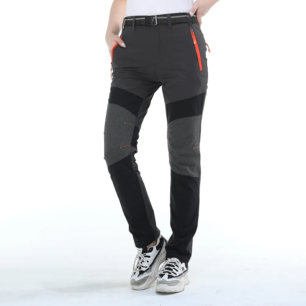 Women's Waterproof Hiking Pants, Quick Dry, Outdoor Camping, Climbing, Trekking, Mountain Trousers, Ripstop, Summer