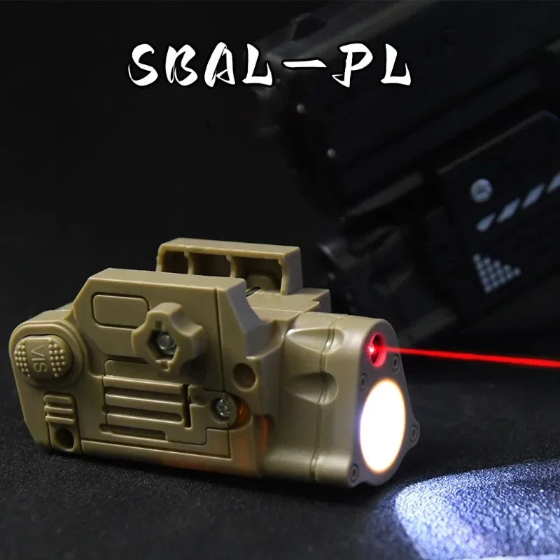 2026 SBAL PL New Red Dot Laser Plastic Material Sight Strobe Flashlight Pistol Hanging Scout LED Lamp Airsoft Hunting