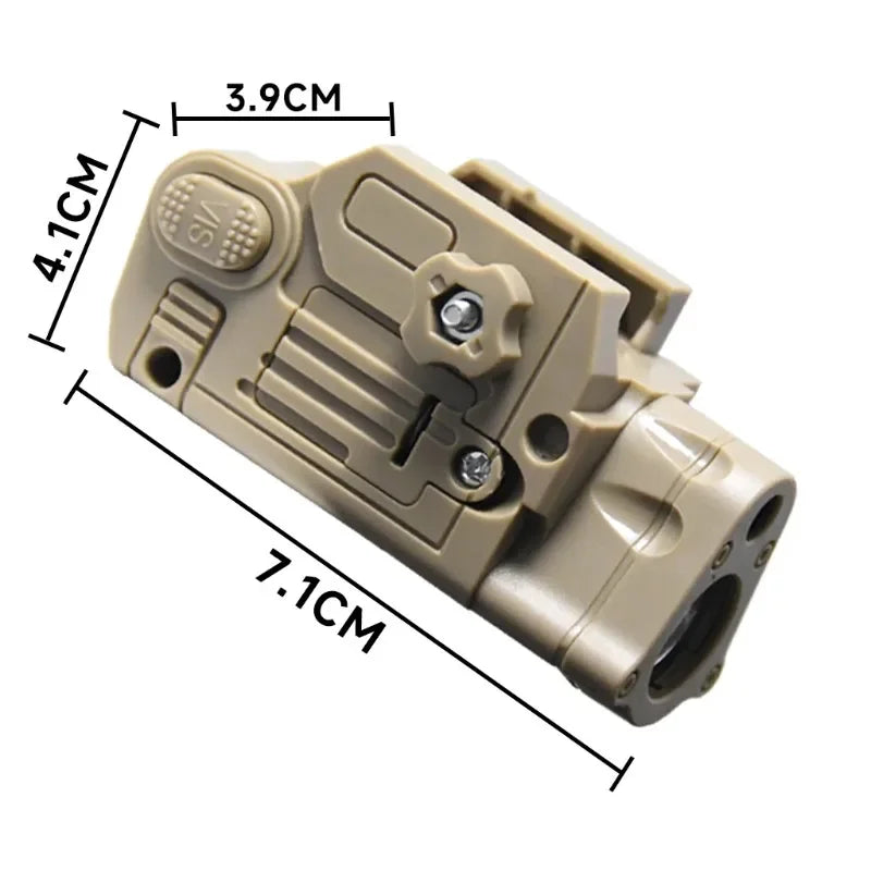 2026 SBAL PL New Red Dot Laser Plastic Material Sight Strobe Flashlight Pistol Hanging Scout LED Lamp Airsoft Hunting