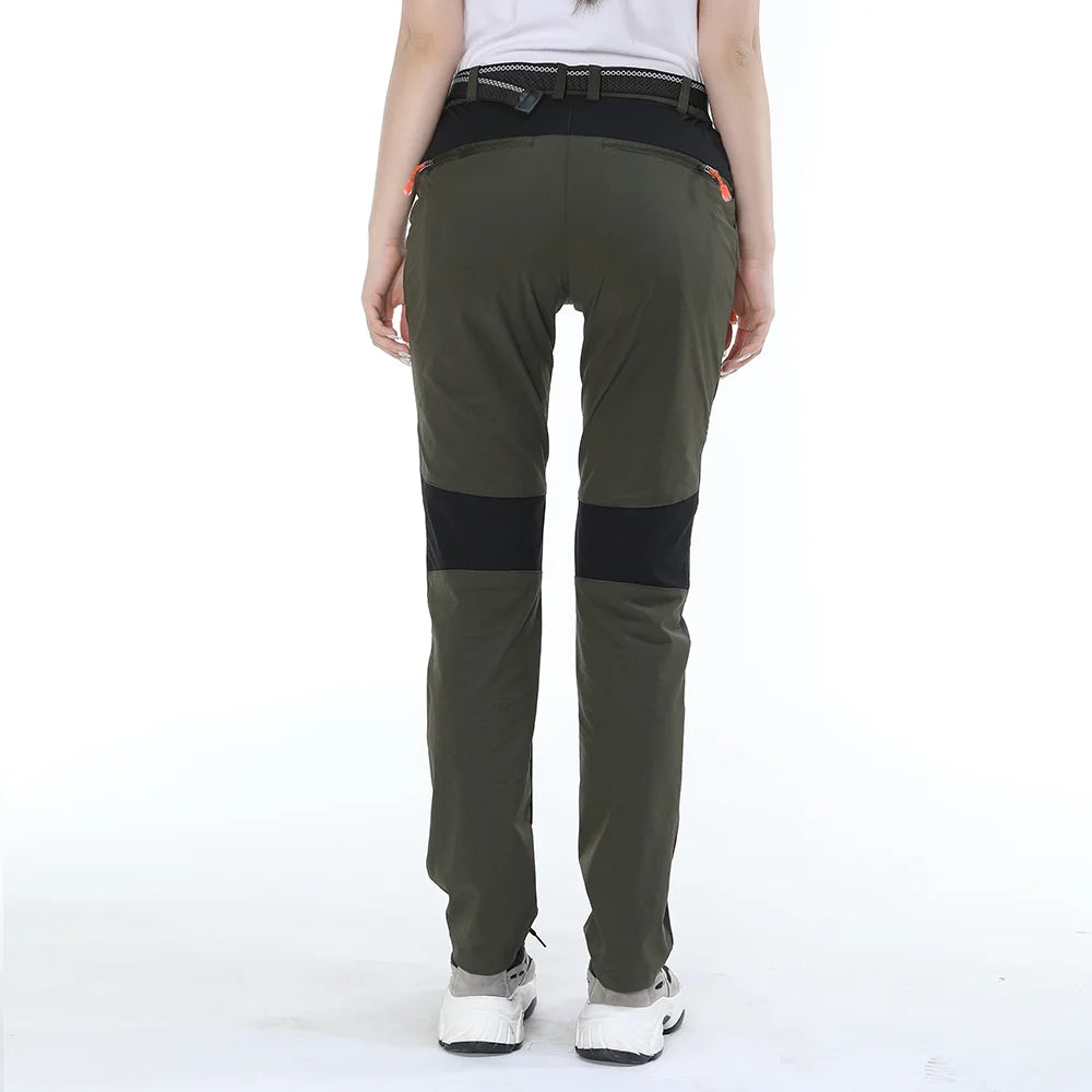 Women's Waterproof Hiking Pants, Quick Dry, Outdoor Camping, Climbing, Trekking, Mountain Trousers, Ripstop, Summer