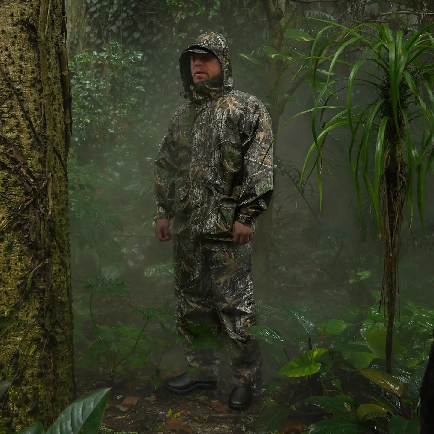 Adults Rain Coat Set Suit Unisex Men Women Camp Raincoat Set Hiking Hunting Fishing Outdoor Rain wear Poncho Rain Gears Cover